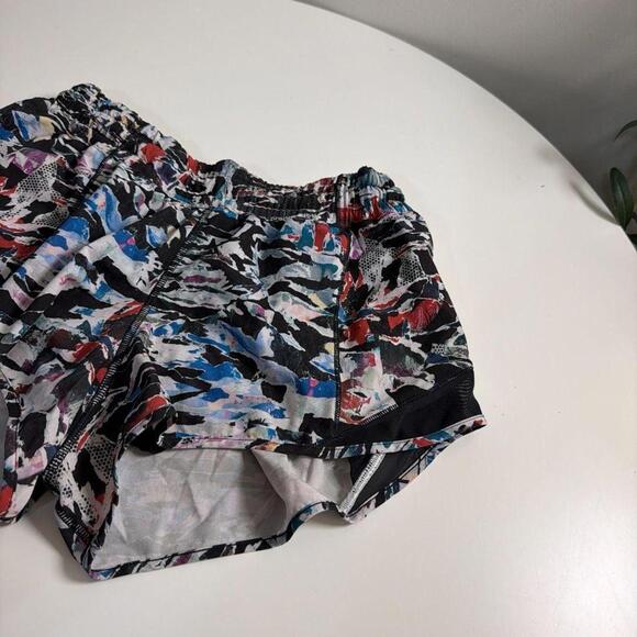 Abstract Pattern Athletic Running Shorts - Picture 4 of 8